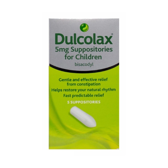 Dulcolax 5mg Suppositories Children 5s